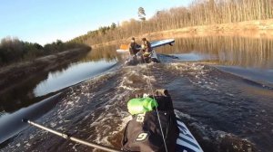 Весенний SUP сплав по реке Большая Кокшага