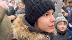 Раздача подарков на посёлках шахт №1 и №10