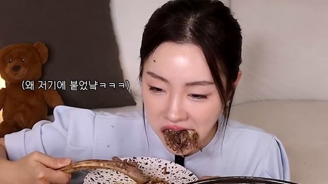 야들한 육질에 육즙 촵촵 대왕"소갈비찜”에 쫀득한 뉴진면 잔뜩 추가한 한식먹방(ft.햄지님의 인생 소갈비찜,김치)ㅣGalbi-jjimㅣKimchiㅣASMR Real Mukbang