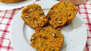 Тыквенный кекс с грецкими орехами