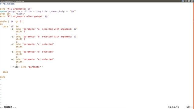 6. (NEW) Getopt - showcase script смотреть онлайн