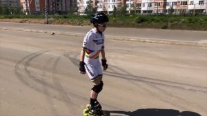 Спидскейтинг. Тренировка.  Inline Speedskating Training.