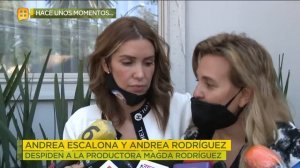 Andrea Escalona y Andrea Rodríguez, hablaron de la dolorosa partida de Magda Rodríguez.|Ventaneando