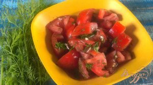 Помидоры с чесноком как маринованные