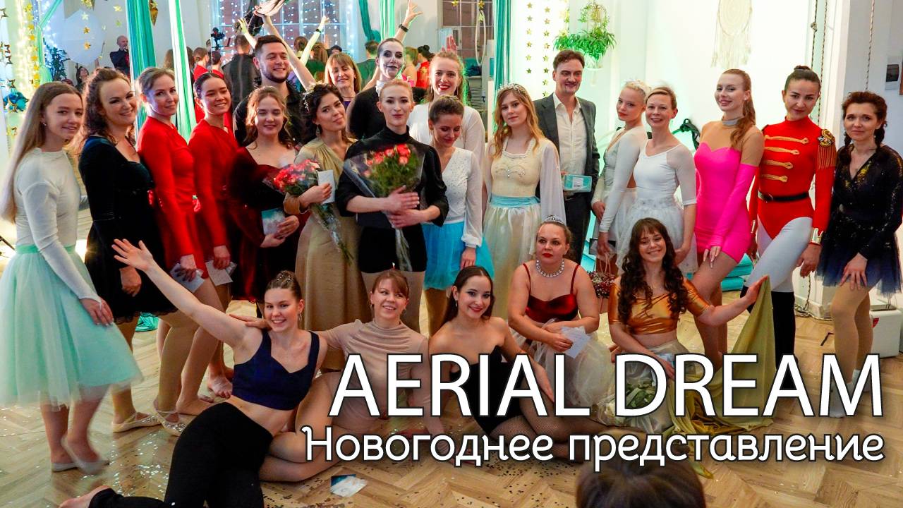 Новогоднее представление студии AERIAL DREAM