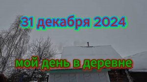 Мой последний  день уходящего года 31.12.24