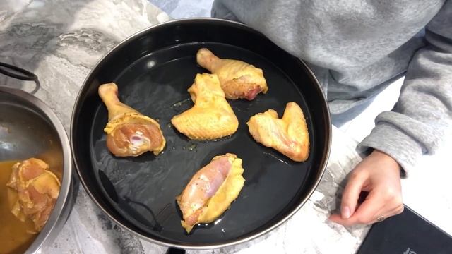 Пряная курица в апельсиновом маринаде🍊