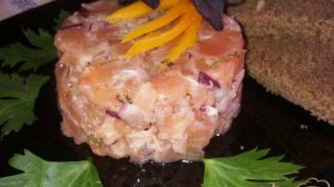 Тартар из лосося