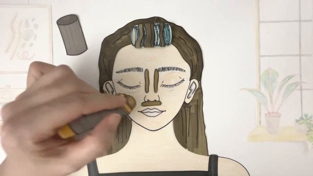 Makeup and Skincare ASMR | strawberry🍓 makeup, paper diy, paper play | layered sounds, no music🔇