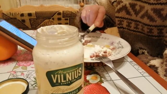 #оченьвкусно ЯИЧНИЦА С СЕРВЕЛАТОМ И МАЙОНЕЗОМ, МУКБАНГ С @Tere LifeVlog