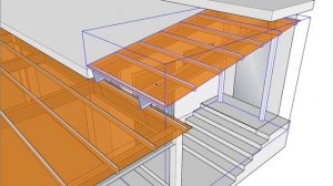 13145 Односкатный балочный навес
