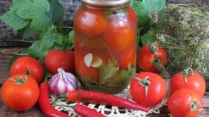 Помидоры маринованные с кетчупом Чили