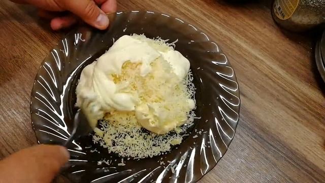 Горячая закуска из печёного картофеля