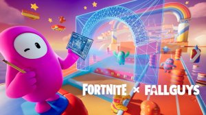 FALL GUYS В FORTNITE - пробуем играть в игру кальмара, полосу препятствий, футбол