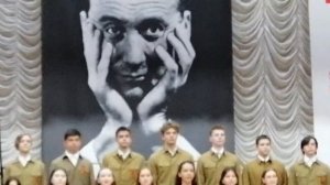 День Победы хор МОУ лицей 57, Битва Хоров, заняли 1 место, мой внук