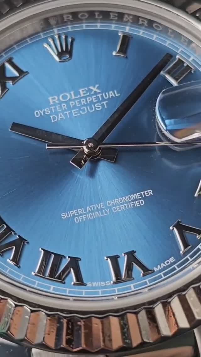 Rolex Datejust II Azzurro Blue 18K Gold Stainless Steel 41mm 116334 смотреть онлайн