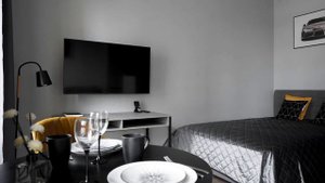 СТИЛЬНЫЙ ДИЗАЙН СТУДИИ 25 кв.м в МОСКВЕ