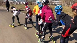 Спидскейтинг. Тренировка в Марьино. СК РОЛЛЕР СТАР / Speedskating. Roller Star