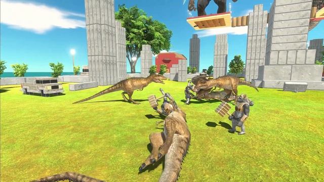 Mutant Primates + King Kong vs Godzilla (2021) + Dinosaurs - Animal Revolt Battle Simulator смотреть онлайн