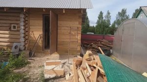 Переделка СТАРОЙ БАНИ на НОВУЮ. Стадия завершения. Часть 2