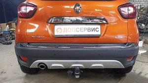 Фаркоп на Renault Kaptur / Duster l,ll, легкосёъмный шар под квадрат.