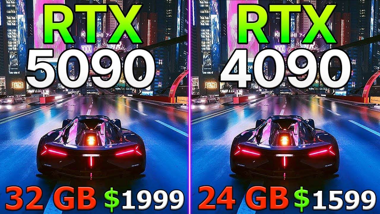 RTX 5090 32 GB vs RTX 4090 24 GB - Тест в 10 играх / 4K смотреть онлайн