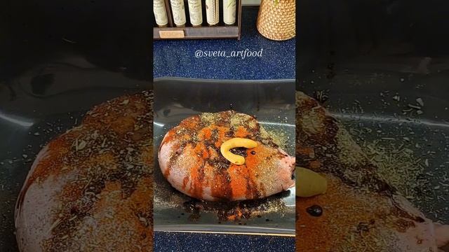 СОЧНАЯ ГОЛЕНЬ ИНДЕЙКИ 🔥#индейкавдуховке #food #готовка #домашняяеда #индейка #голеньиндейки