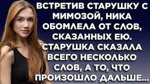 Встретив старушку с мимозой, Ника обомлела от слов, сказанных ею. Старушка сказала всего лишь...