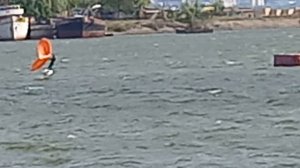20.06.2023 - Шлюз Обского моря. Катание на доске с парусом на крыле