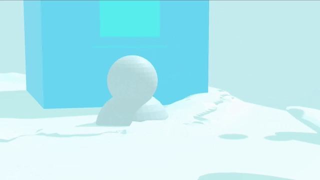 3Dанимация "Кот идёт на новый год".
