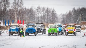 Автокросс "Новогодний кубок" 2024 финал Т4-3 ЗИЛ-130, ГАЗ-53 15.12.24