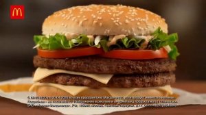 Реклама Макдоналдс " Двойного Биг Тейсти "
