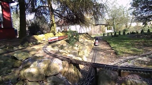 Fahrtag  mit zwei Zügen gezogen von der BR 132 und der BR 118 von PIKO