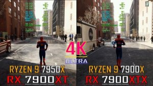 RX 7900XT + RYZEN 9 7950X vs RX 7900XTX + RYZEN 9 7900X // PC GAMES BENCHMARK TEST //