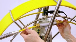 эндоскоп для труб проталкиваемый кабель 9мм KNR 23 50мм 60м  есть версии 60 80 120 160 200 метров