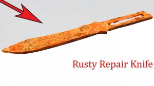 Изготовление реставрации Кухонного ножа ( Удивительный Ремонт Ржавого Ножа )