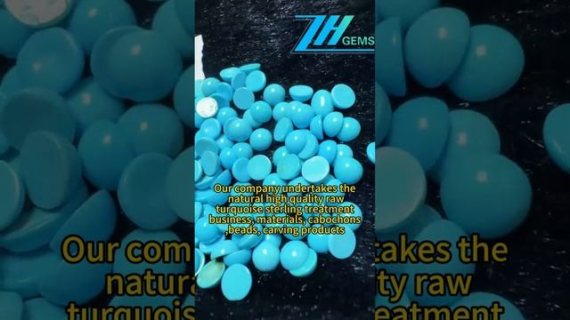 2025-0109-01 Our company undertakes the natural high quality raw turquoise sterling treatment