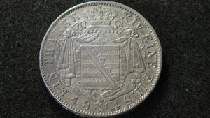 1 ТАЛЕР 1849 F САКСОНИЯ ФРИДРИХ АВГУСТ