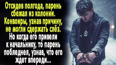 После побега, парня привели к начальнику колонии. Заключенный вздрогнул, услышав, что его ждет