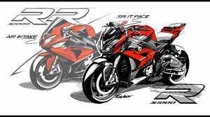 Проходим чемпионат мира нейкедов на BMW S 1000R (2014) Мощные мотоциклы, дави на газ осторожно!