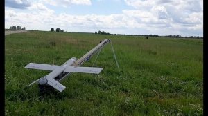 Запуск БПЛА с полуавтоматического пускового устройства ППУ-2.6
