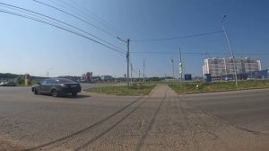 Поездка за город на электровелосипеде (4К видео)