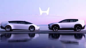 Honda 0  - Прототипы внедорожника и седана представлены на выставке #CES2025 [2K]