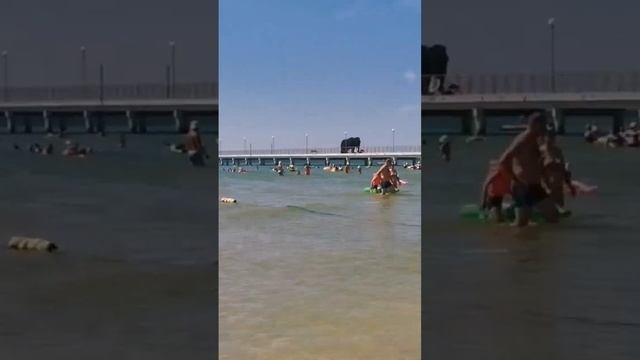 Витязево сегодня 25.08.24 отливная волна  вода снова кристально чистая.