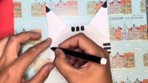 Как сделать тигра из бумаги легко