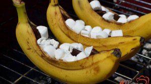 Бананы на мангале