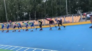 Спидскейтинг. Сборы в Солигорске. 100 кругов. Inline Speed Skating Training Camp in Soligorsk 2023