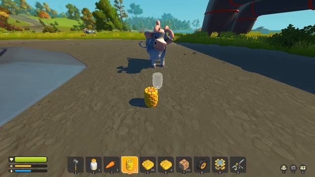 КРАФТБОТ И ЗАГОН ДЛЯ КОРОВЫ #3 Scrap Mechanic Survival