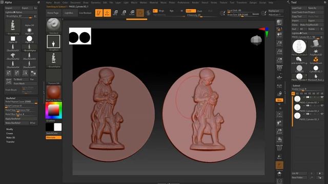 Bas Relief - ZBrush 2022