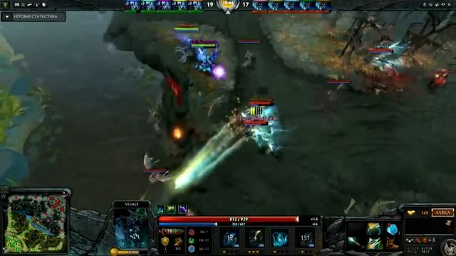 Visage VS Vengeful Spirit l Dota 2 смотреть онлайн